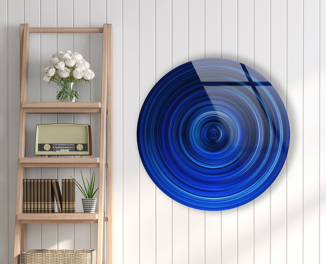 Abstract Round Tempered Glass Wall Art - MyPhotoStation