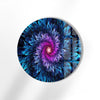 Abstract Round Tempered Glass Wall Art