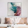 Abstract Pictorial Art Glass decor