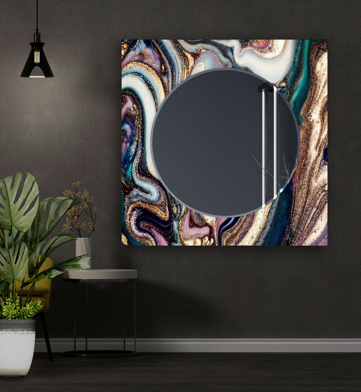 Marble Purple Wall Mirror big wall mirror
