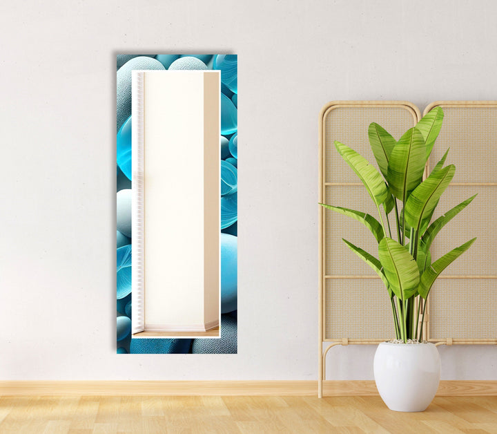 Blue Stones Wall Mirror Dining Room Mirror
