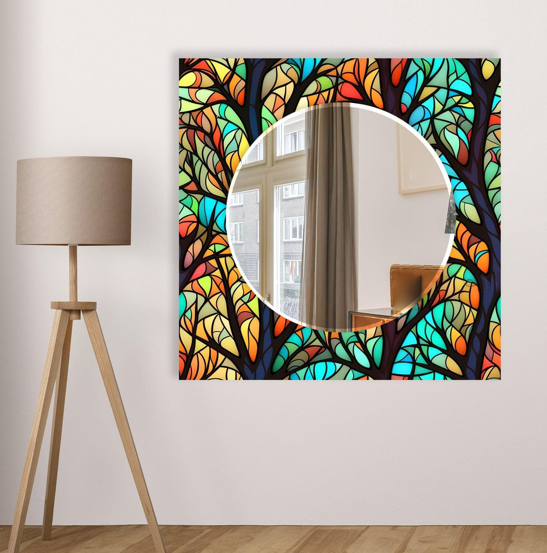 Stained Trees Wall Mirror full length mirrors
