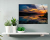 Sunset View  Tempered Glass Wall Art