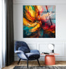 Abstract Colorful Liquid Glass Wall Art