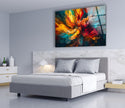 Abstract Colorful Liquid Glass Wall Art