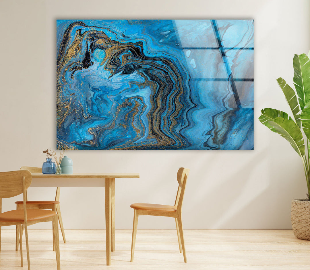 Abstract Tempered Glass Wall Art - MyPhotoStation