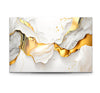 Abstract Golden Waves Glass Wall Art