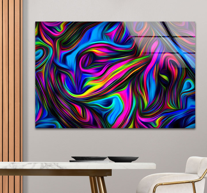 Modern Abstract Glass Wall Art Prints