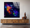 Decorative Abstract Wall Art on Glass