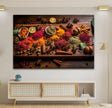 Mix Spices Glass Wall Art, Glass Printing Wall Art, Print photos on glass