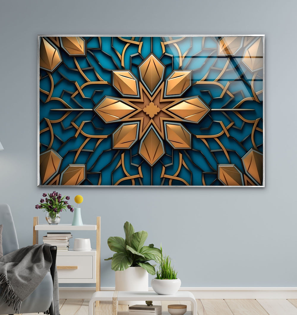 Mandala Design Glass Wall Art glass wall decor, glass wall art decor