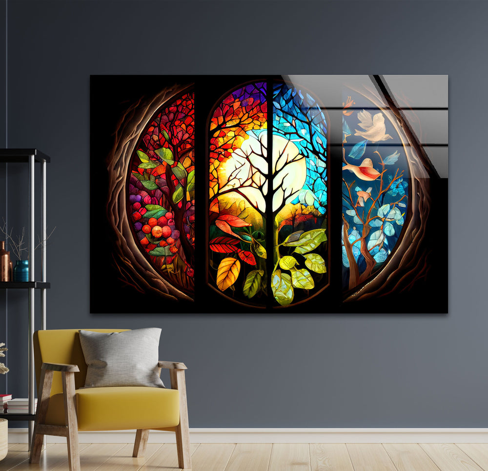 Luminous Stained Glass Wall Art art glass wall art, glass wall art pictures