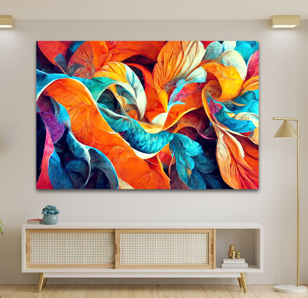 Vivid Orange Flower Glass Wall Art Glass Printing Wall Art, Print photos on glass