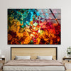 Stained Colorful Shapes Glass Wall Art Glass Printing Wall Art, Print photos on glass