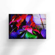 Colorful Flowers Tempered Glass Wall Art