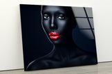 Red Lips Cool Wall Art & Glass Photo Prints