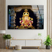 Hindu Lord Ganesha Tempered Glass Wall Art - MyPhotoStation