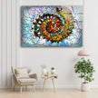 Fractal Stained Tempered Glass Wall Art
