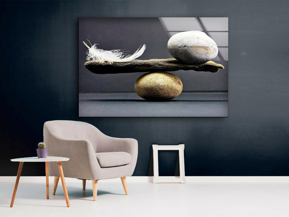 Zen Spa Stones Decor Cool Glass Photos & Wall Art Decor