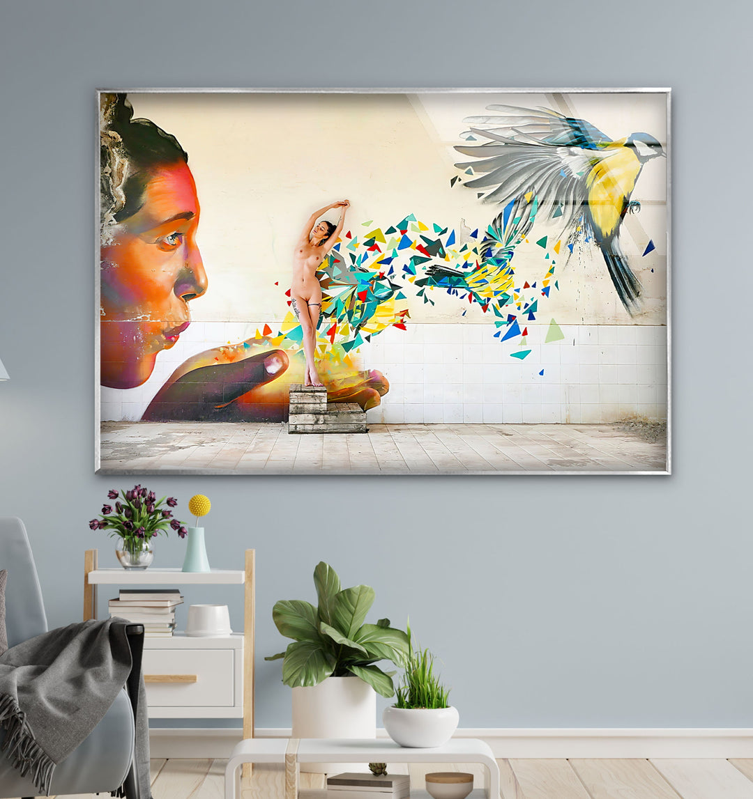 Graffiti Tempered Glass Wall Art - MyPhotoStation