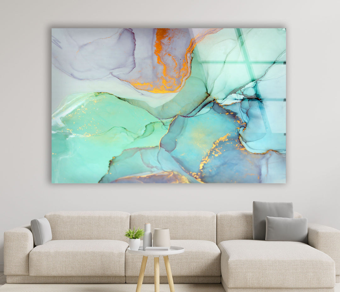 Abstract Tempered Glass Wall Art - MyPhotoStation