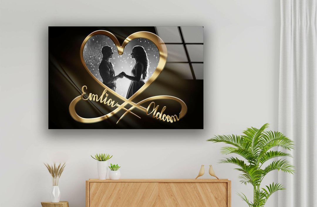 Valentines Glass Art Painting & Cool Home Decor