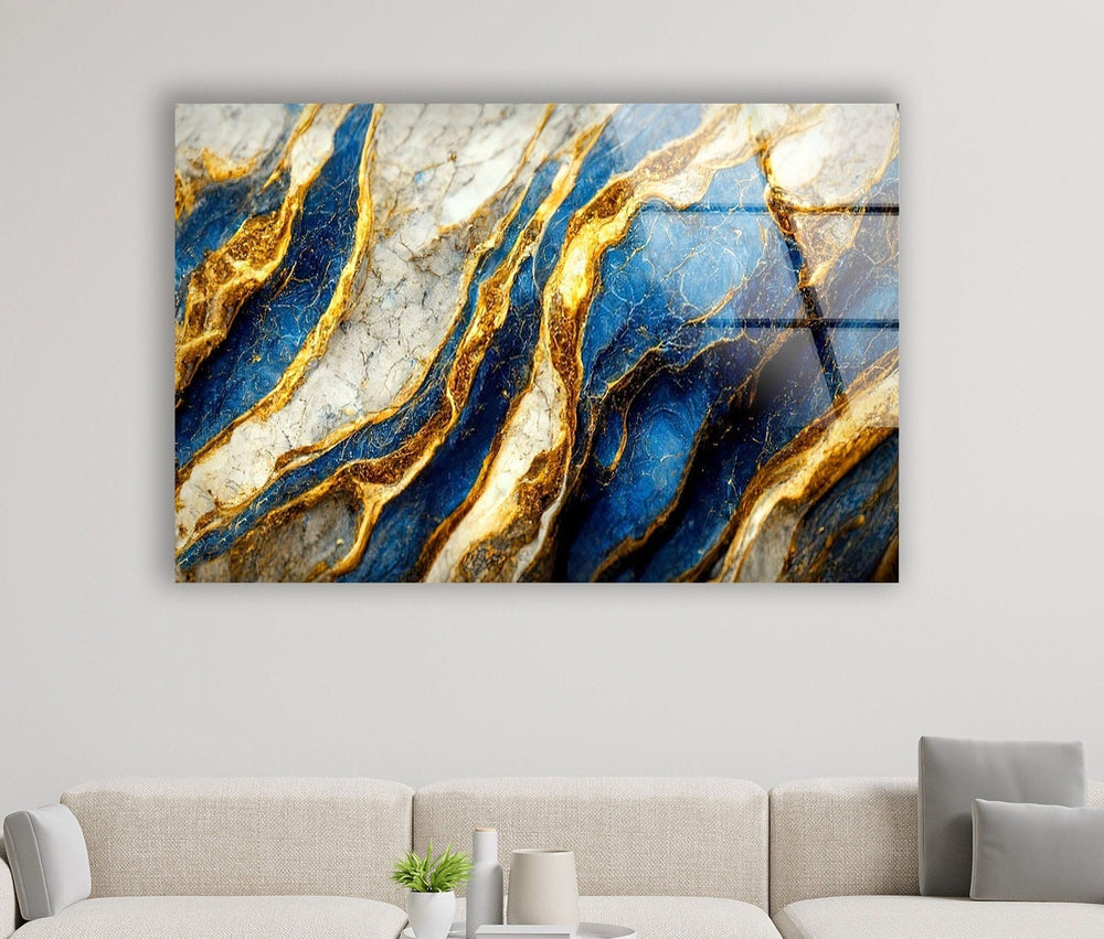 Gold and Blue Abstract Glass Wall Art Discover unique Glass Wall Pictures and Art for every room. Our collection includes modern glass wall art, beautiful glass panel artwork, and personalized glass photo prints. Perfect for creating a stylish and vibrant home. Enjoy free shipping and secure packaging on all orders.