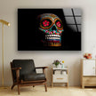 Mexican Skull Tempered Glass Wall Art