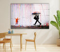 Banksy Umbrella Man Rainbow Rain Tempered Glass Wall Art - Artdesigna Glass Printing Wall Arts - Buy Banksy ArtTransform your home with Banksy wall art, available in various sizes and designs. Shop our collection of Banksy paintings for sale, including original art and prints. Buy Banksy art and enjoy the vibrant, thought-provoking imagery that defines his work.